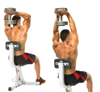 TRICEPS EXTENSIONS (DUMBBELL)